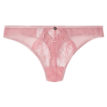 Load image into Gallery viewer, Pink Lace Cut Out Thong
